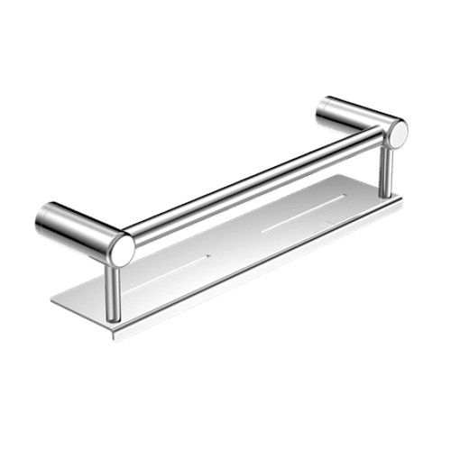 Mecca Care 25mm Grab Rail With Shelf 450mm Chrome