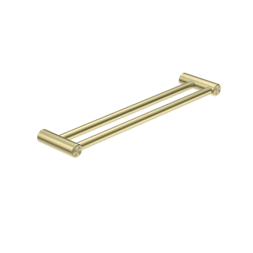 Mecca Care 25mm Double Towel Grab Rail 600mm Brushed Gold