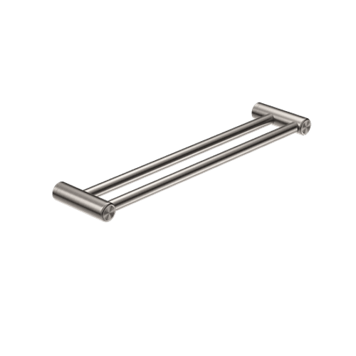 Mecca Care 25mm Double Towel Grab Rail 600mm Brushed Nickel