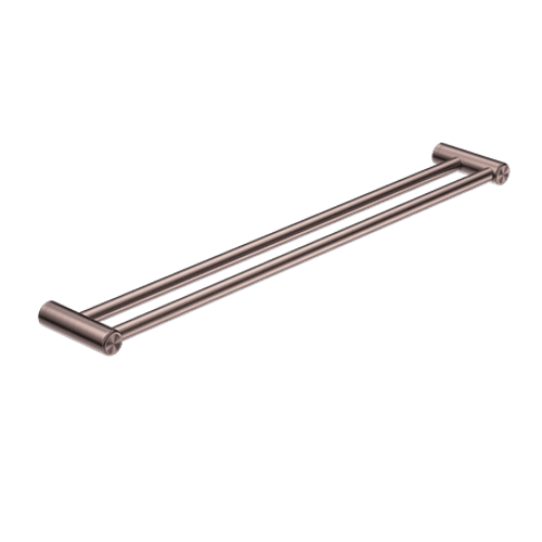 Mecca Care 25mm Double Towel Grab Rail 900mm Brushed Bronze