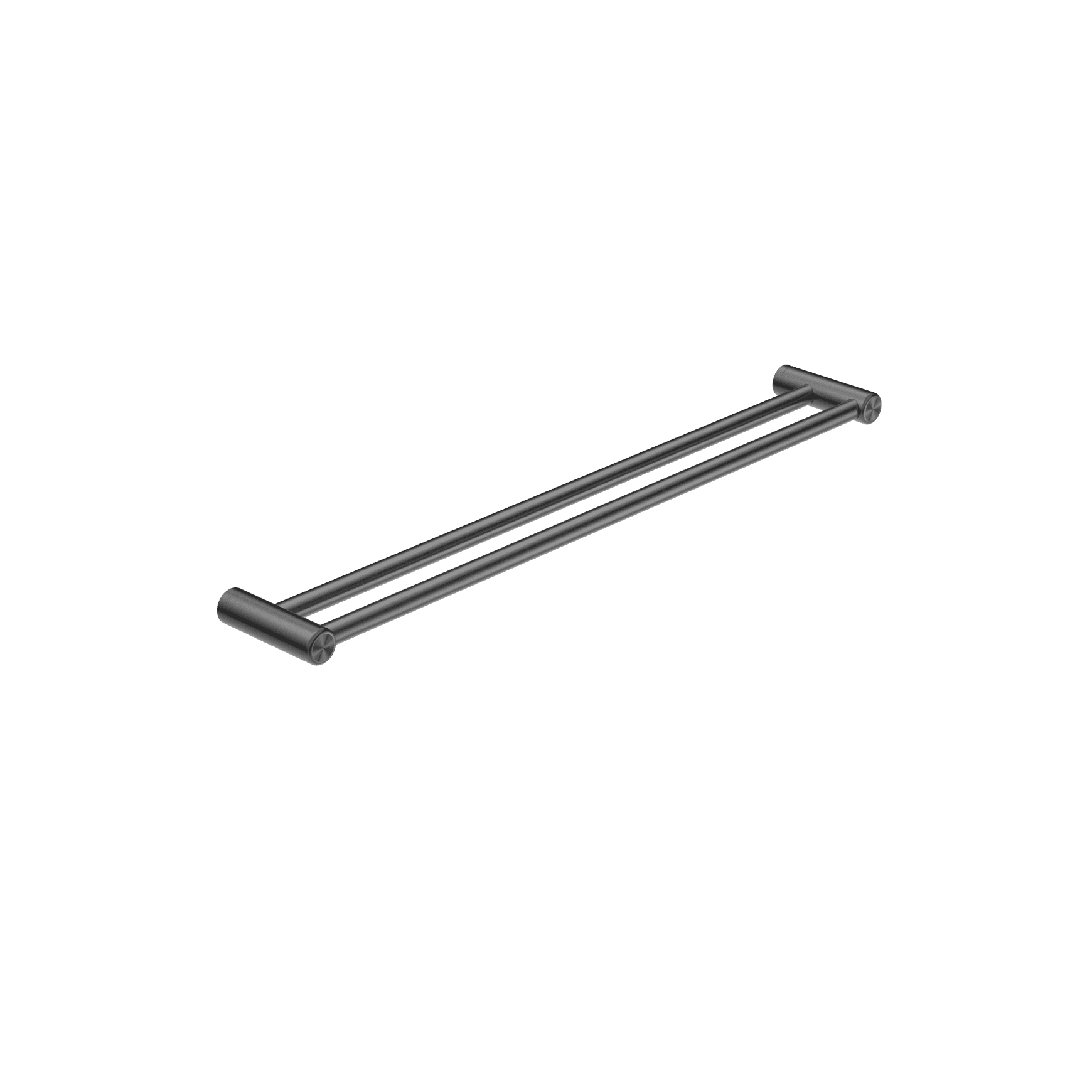 Mecca Care 25mm Double Towel Grab Rail 900mm Gun Metal