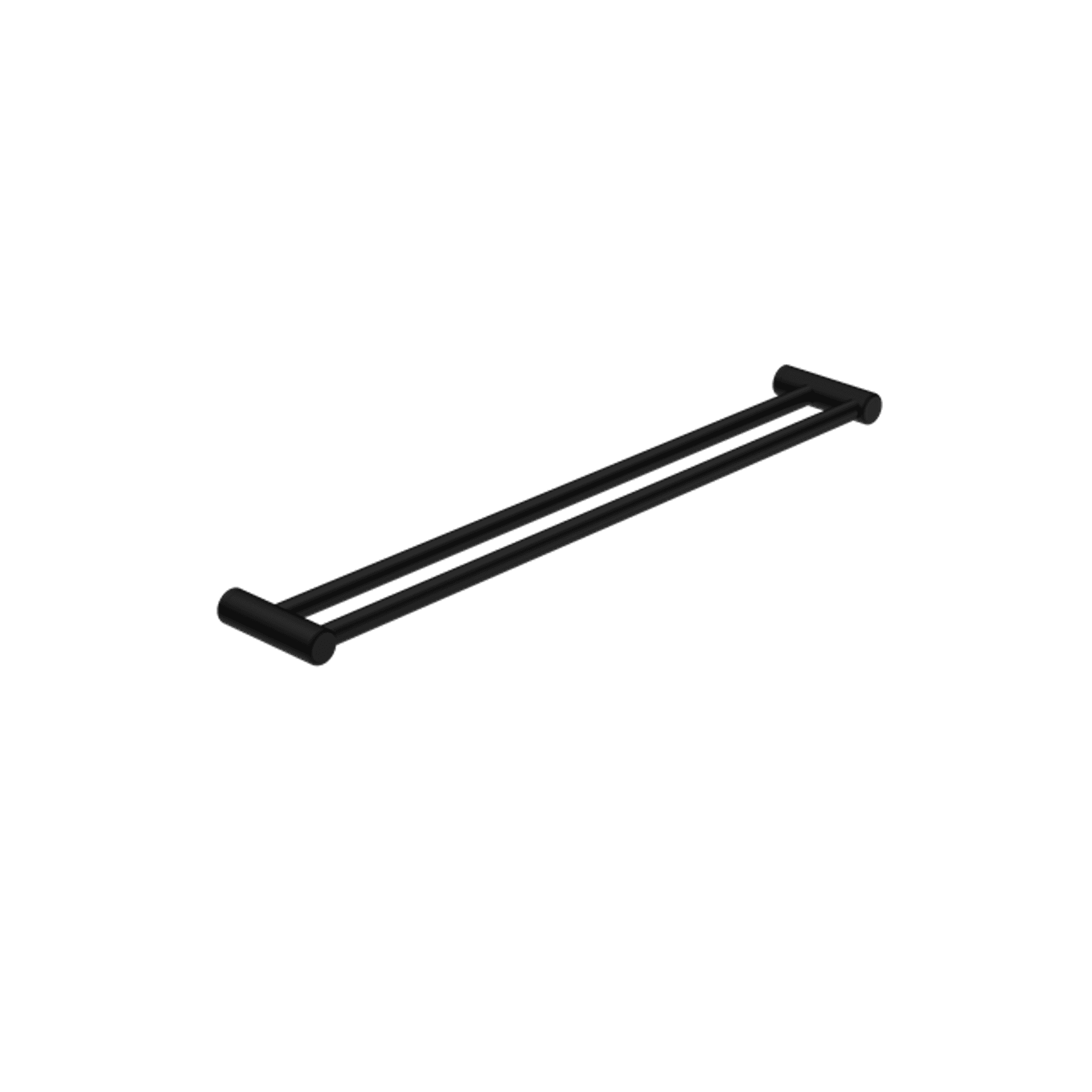 Mecca Care 25mm Double Towel Grab Rail 900mm Matte Black