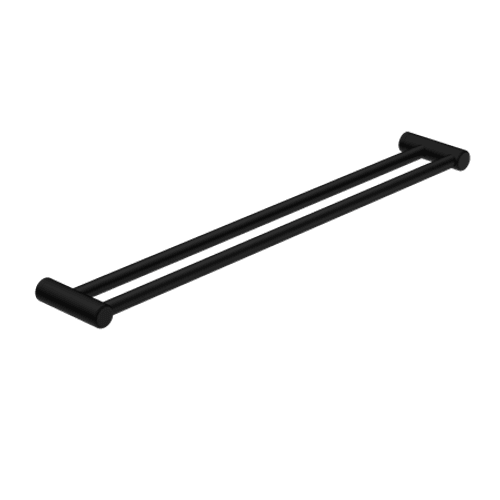 Mecca Care 25mm Double Towel Grab Rail 900mm Matte Black