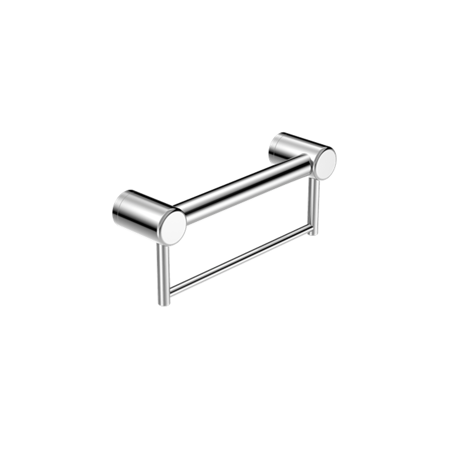 Mecca Care 32mm Grab Rail With Towel Holder 300mm Chrome