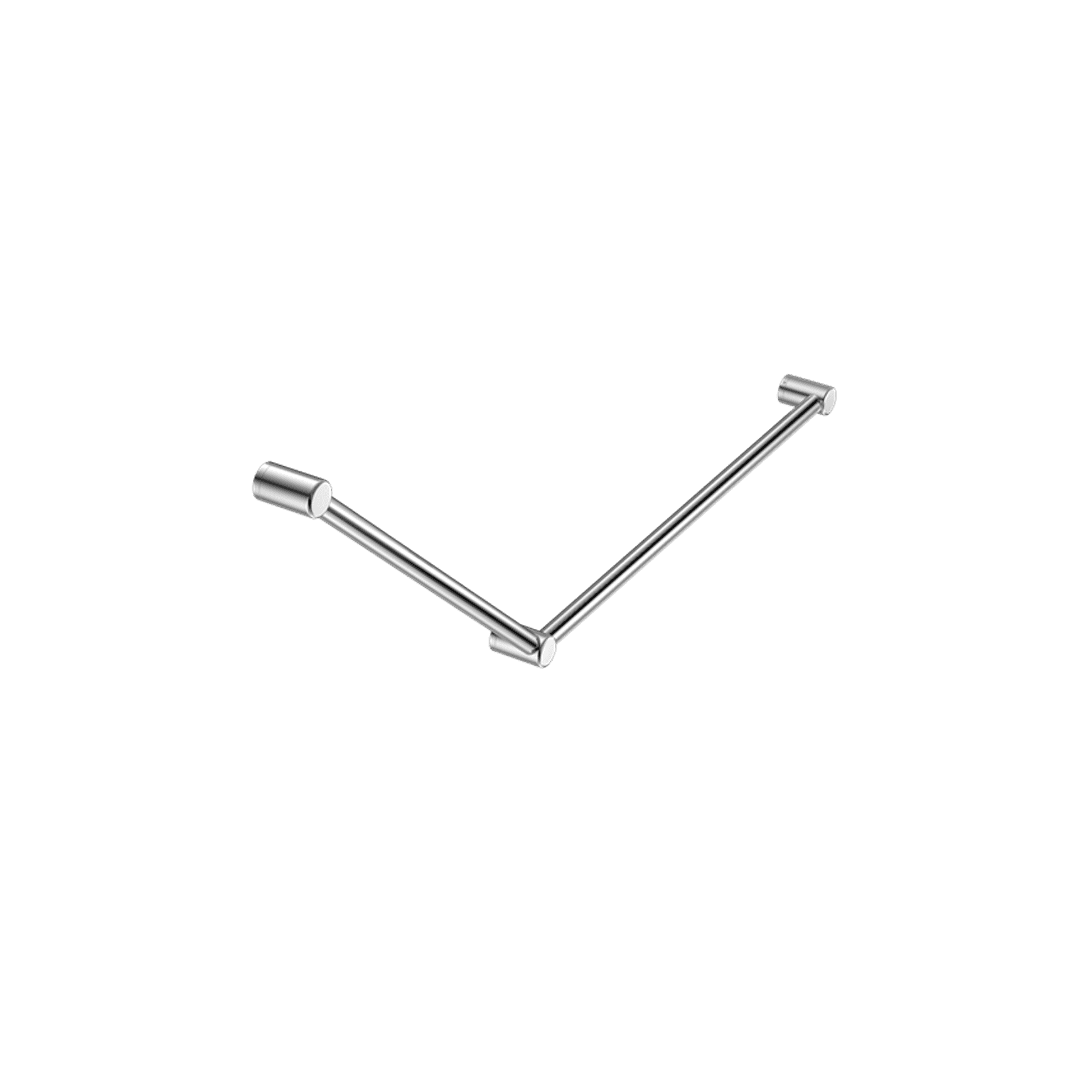 Mecca Care 32mm DDA Grab Rail Set 45 Degree 750X900mm Chrome
