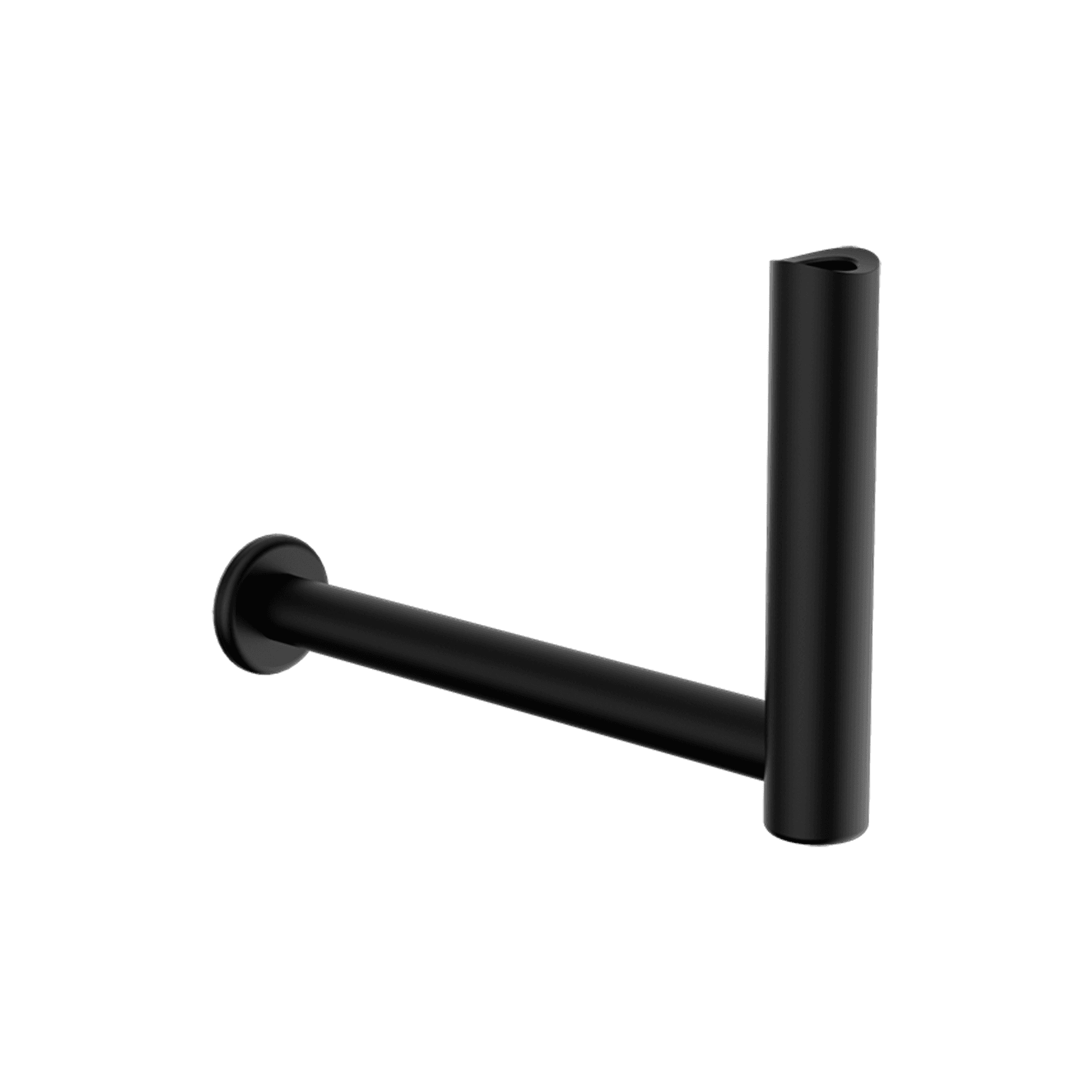Mecca Care Add-On Fixed-Mount Toilet Roll Holder Matte Black
