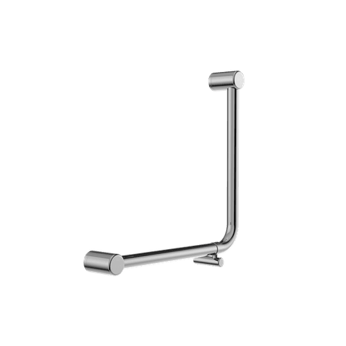 Mecca Care 32mm Ambulant 90 Degree Bent Tube Grab Rail 450X450mm Chrome
