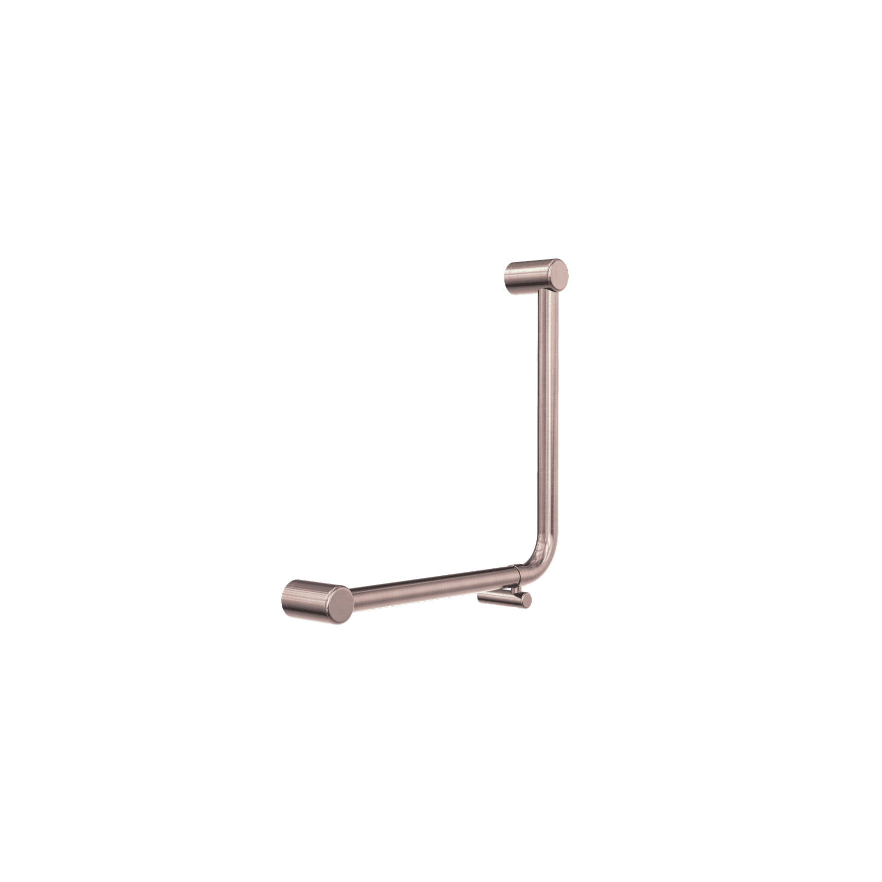 Mecca Care 32mm Ambulant 90 Degree Bent Tube Grab Rail 450X450mm Brushed Bronze