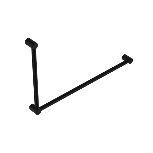 Mecca Care 32mm DDA Grab Rail Set 90 Degree 600X1000mm Matte Black