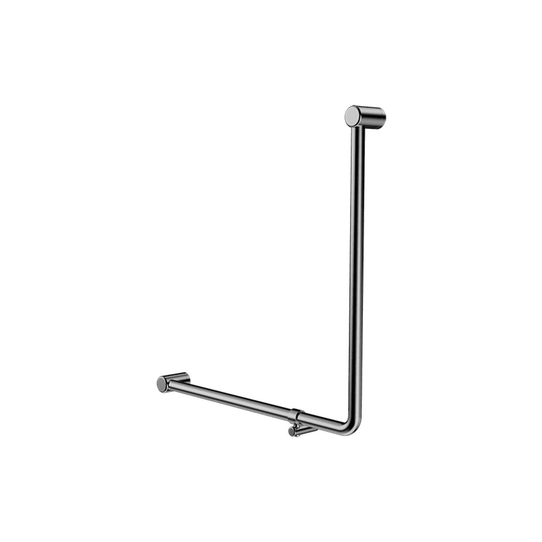 Mecca Care 32mm Ambulant 90 Degree Bent Tube Grab Rail 750X750mm Chrome