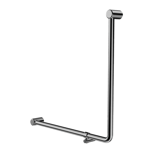 Mecca Care 32mm Ambulant 90 Degree Bent Tube Grab Rail 750X750mm Chrome