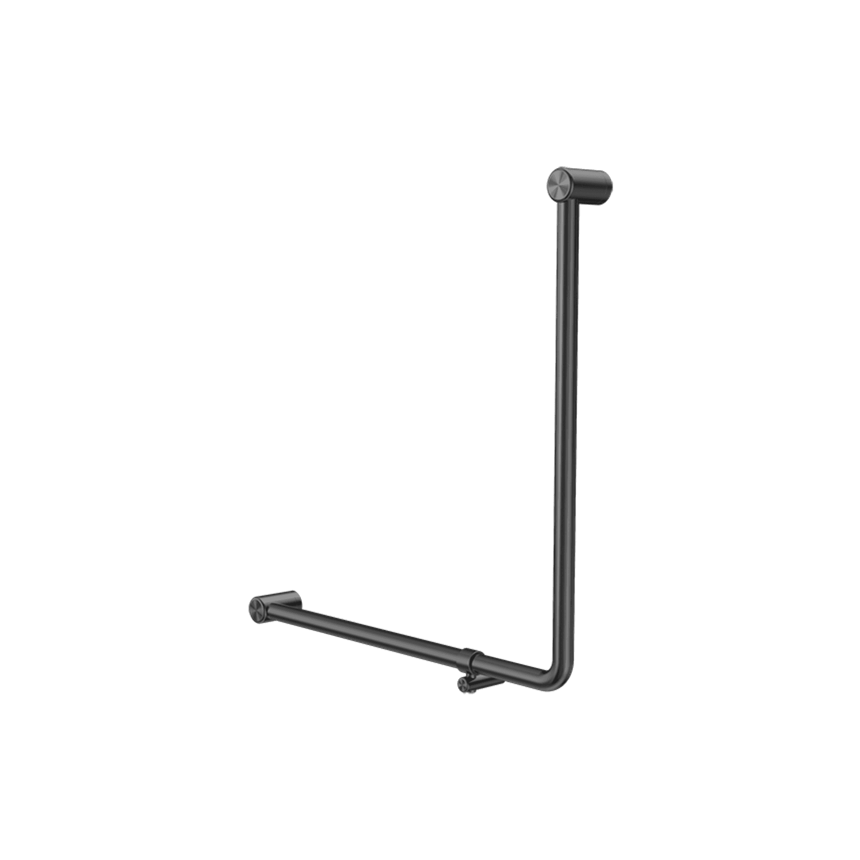 Mecca Care 32mm Ambulant 90 Degree Bent Tube Grab Rail 750X750mm Gun Metal