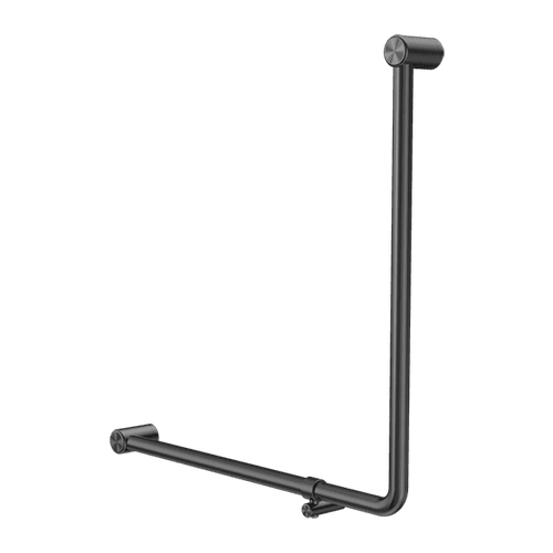 Mecca Care 32mm Ambulant 90 Degree Bent Tube Grab Rail 750X750mm Gun Metal