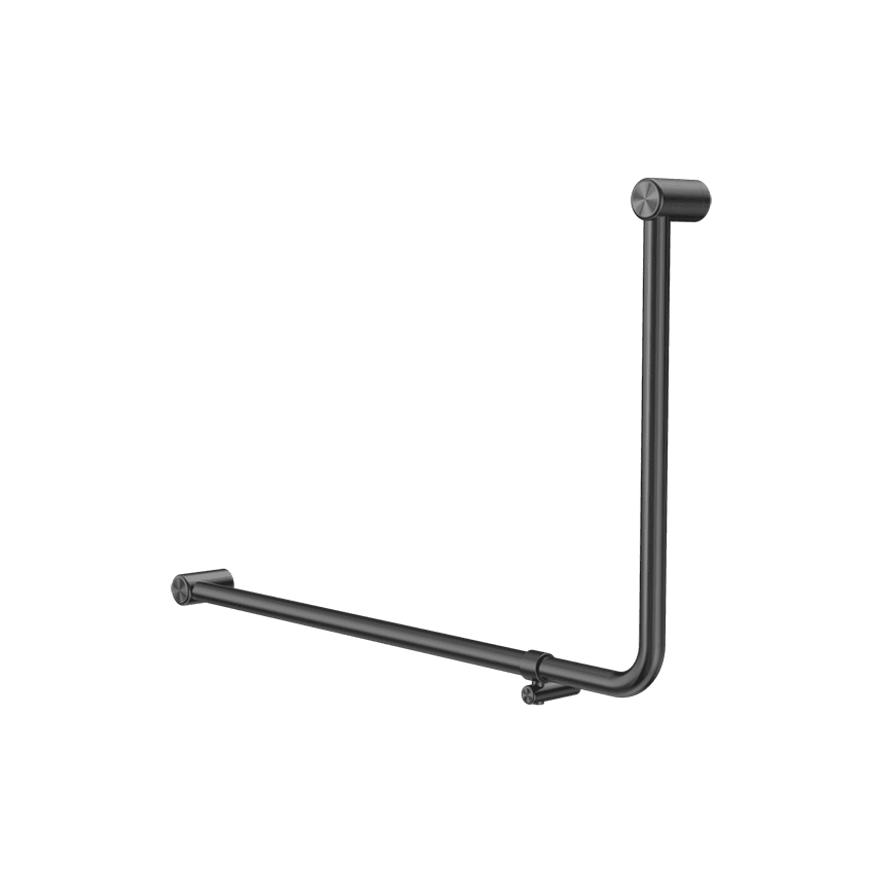Mecca Care 32mm Ambulant 90 Degree Bent Tube Grab Rail 600X1000mm Gun Metal