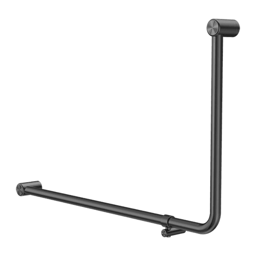 Mecca Care 32mm Ambulant 90 Degree Bent Tube Grab Rail 600X1000mm Gun Metal