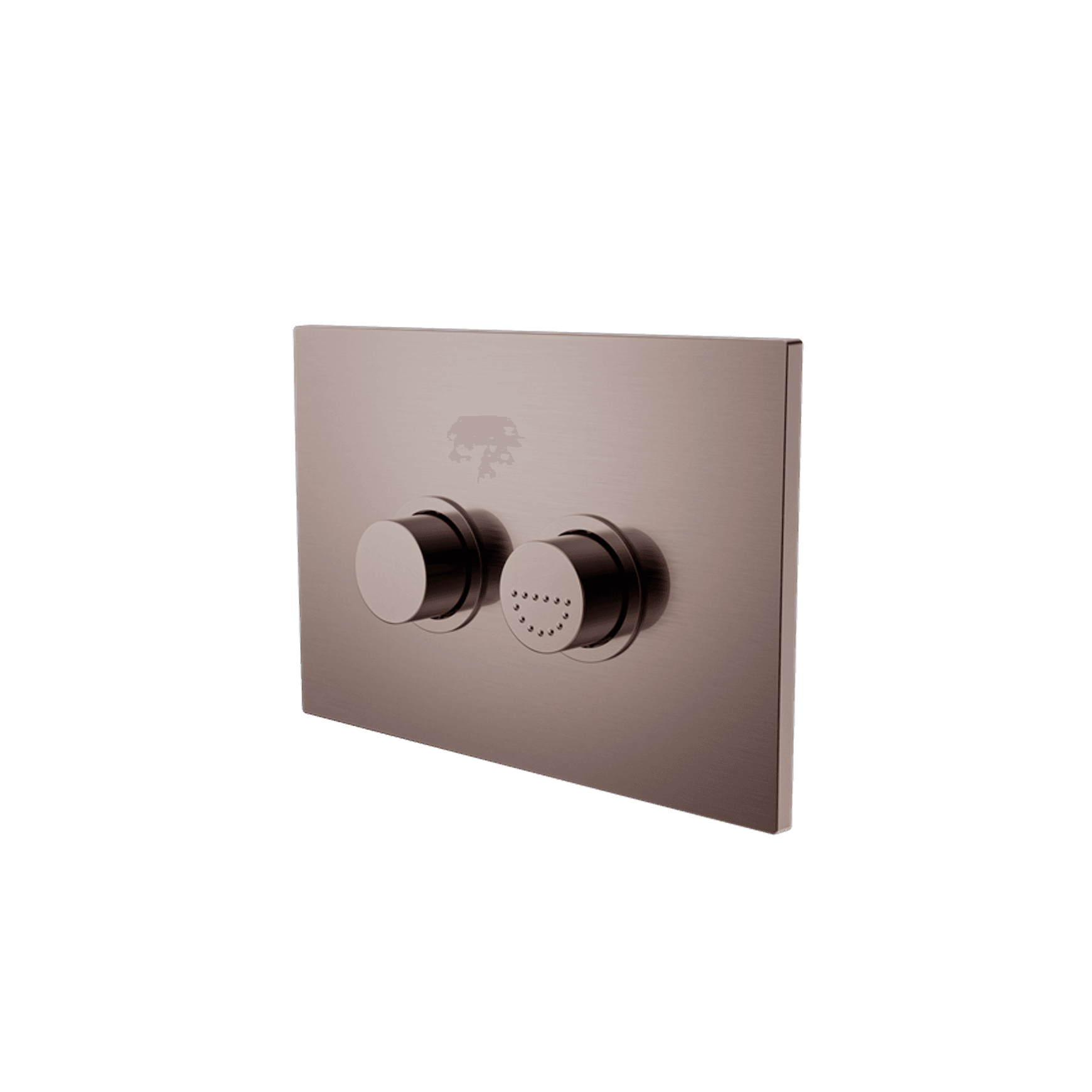 Mecca Care Raised Disabled Care Pneumatic Flush Buttons Plate DDA Compliant Brushed Bronze
