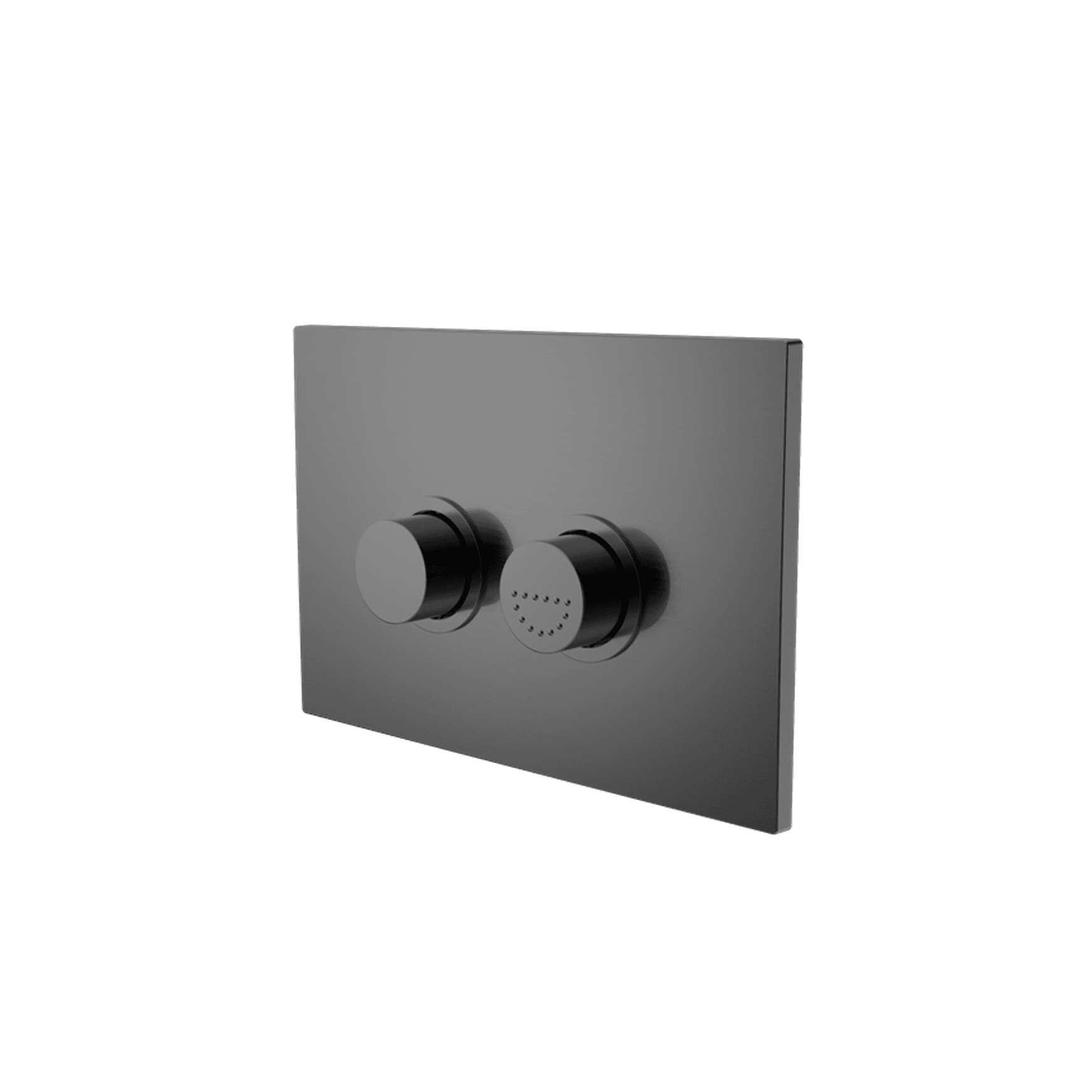 Mecca Care Raised Disabled Care Pneumatic Flush Buttons Plate DDA Compliant Gun Metal