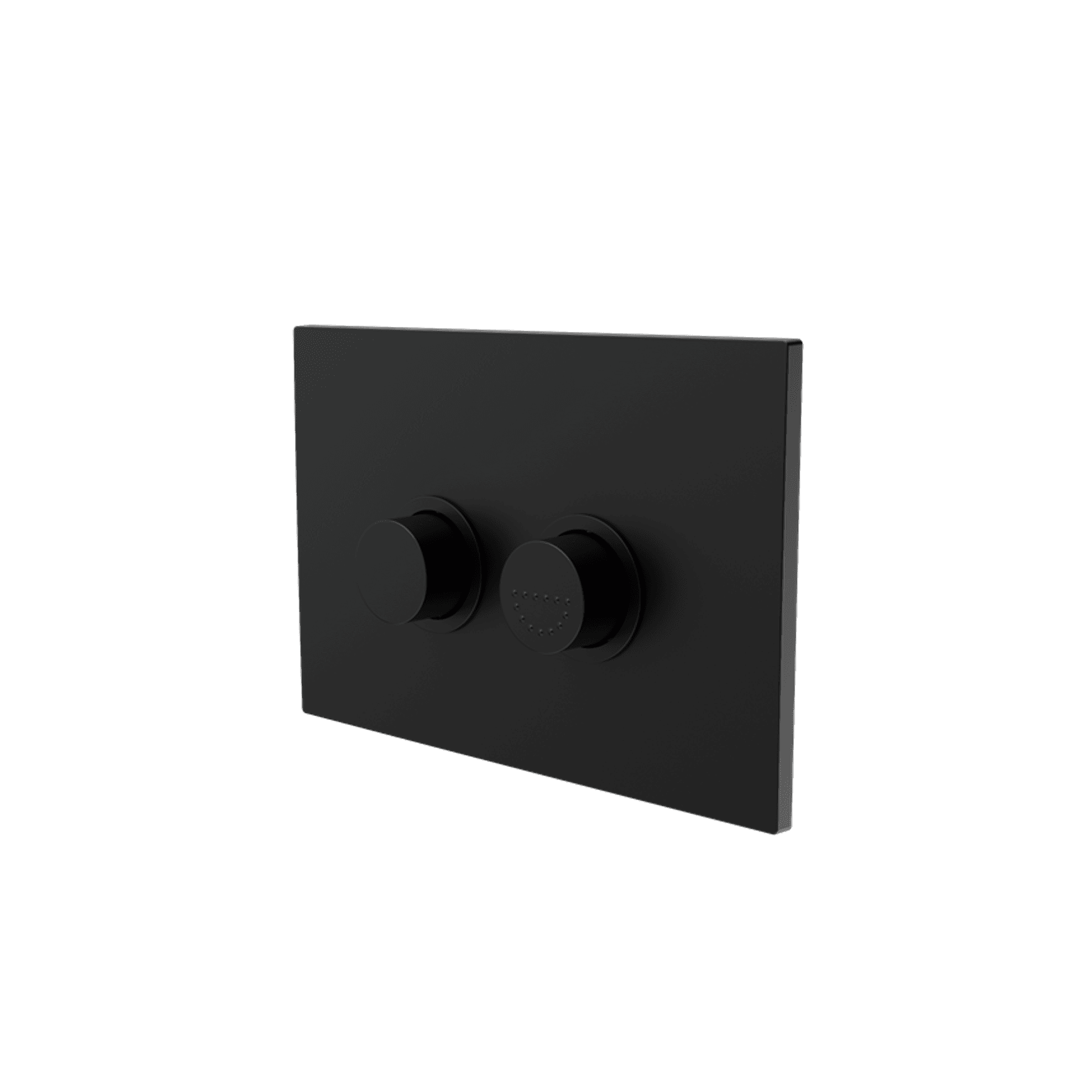 Mecca Care Raised Disabled Care Pneumatic Flush Buttons Plate DDA Compliant  Matte Black