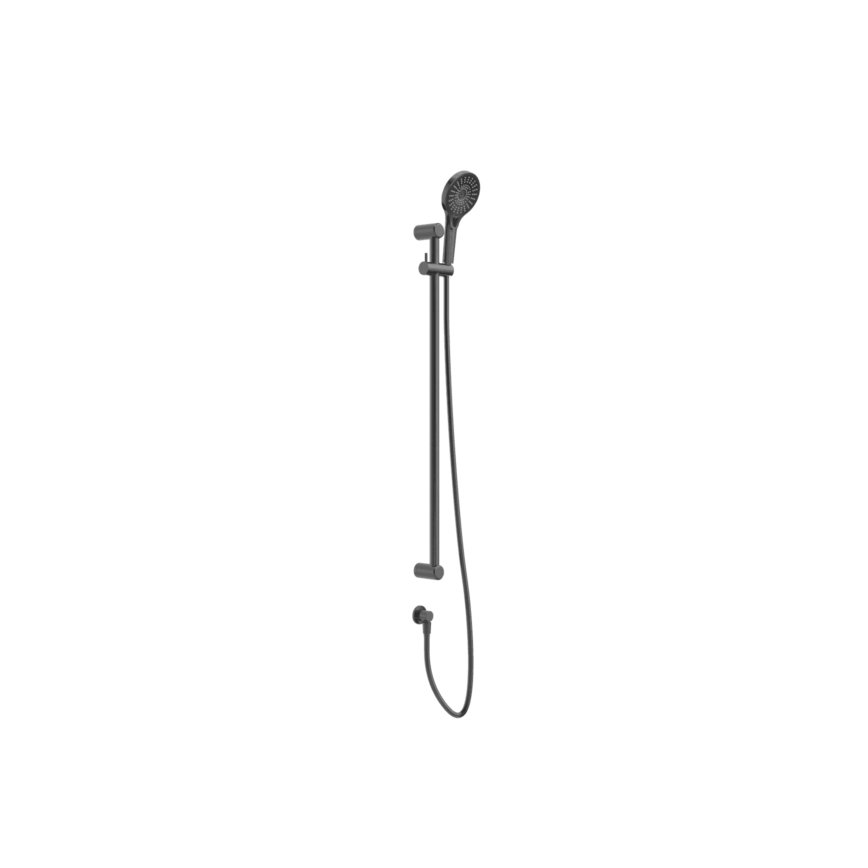 Mecca Care 25mm Grab Rail And Adjustable Shower Rail Set 900mm Gun Metal