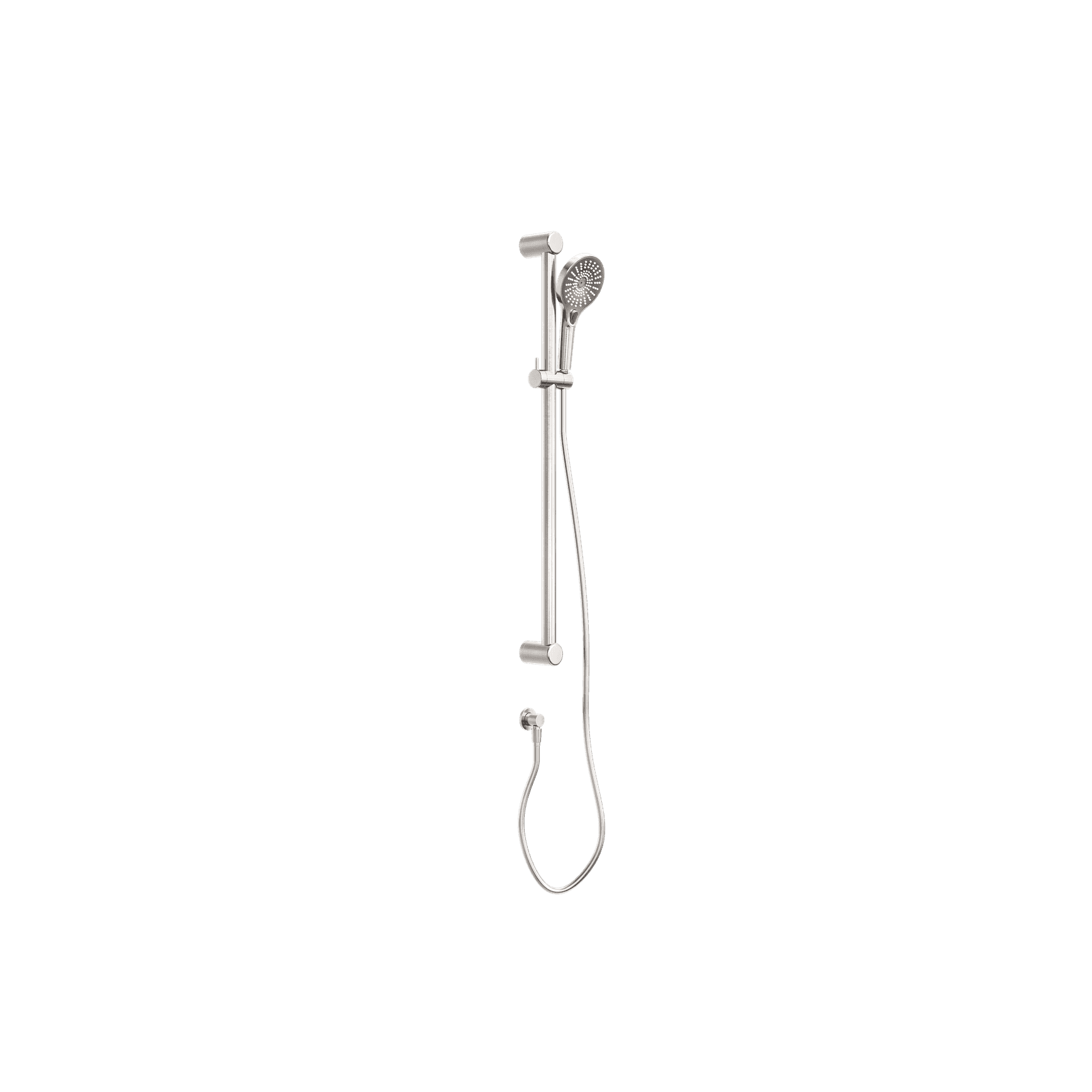 Mecca Care 32mm Grab Rail And Adjustable Shower Rail Set 900mm Brushed Nickel