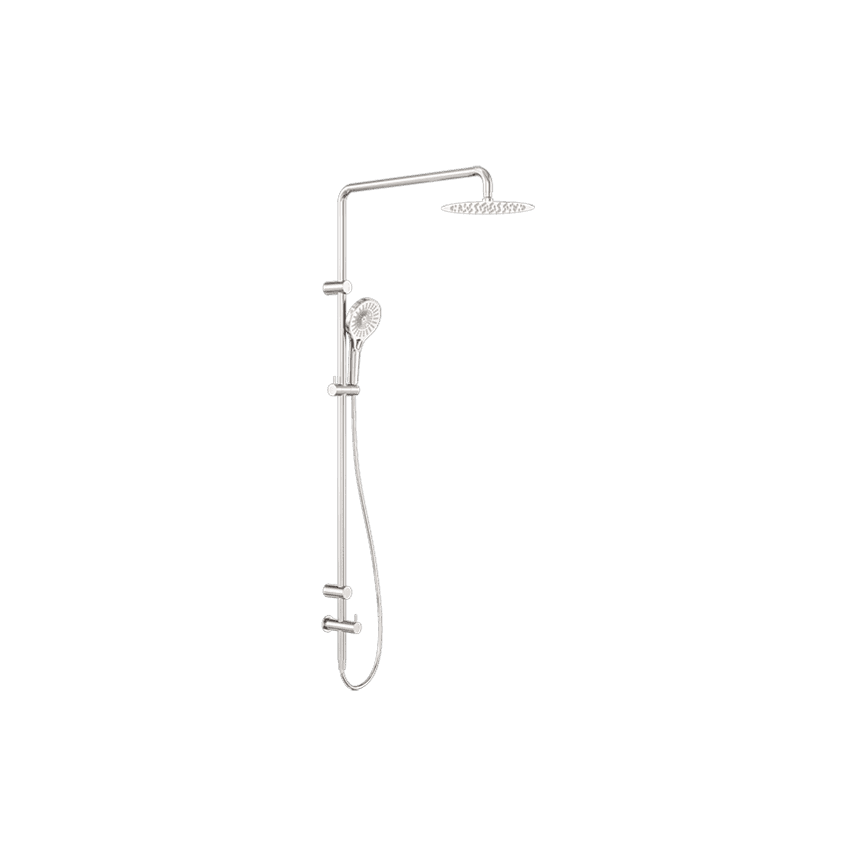 Mecca Care 25mm Grab Rail 900mm Twin Shower Set Brushed Nickel
