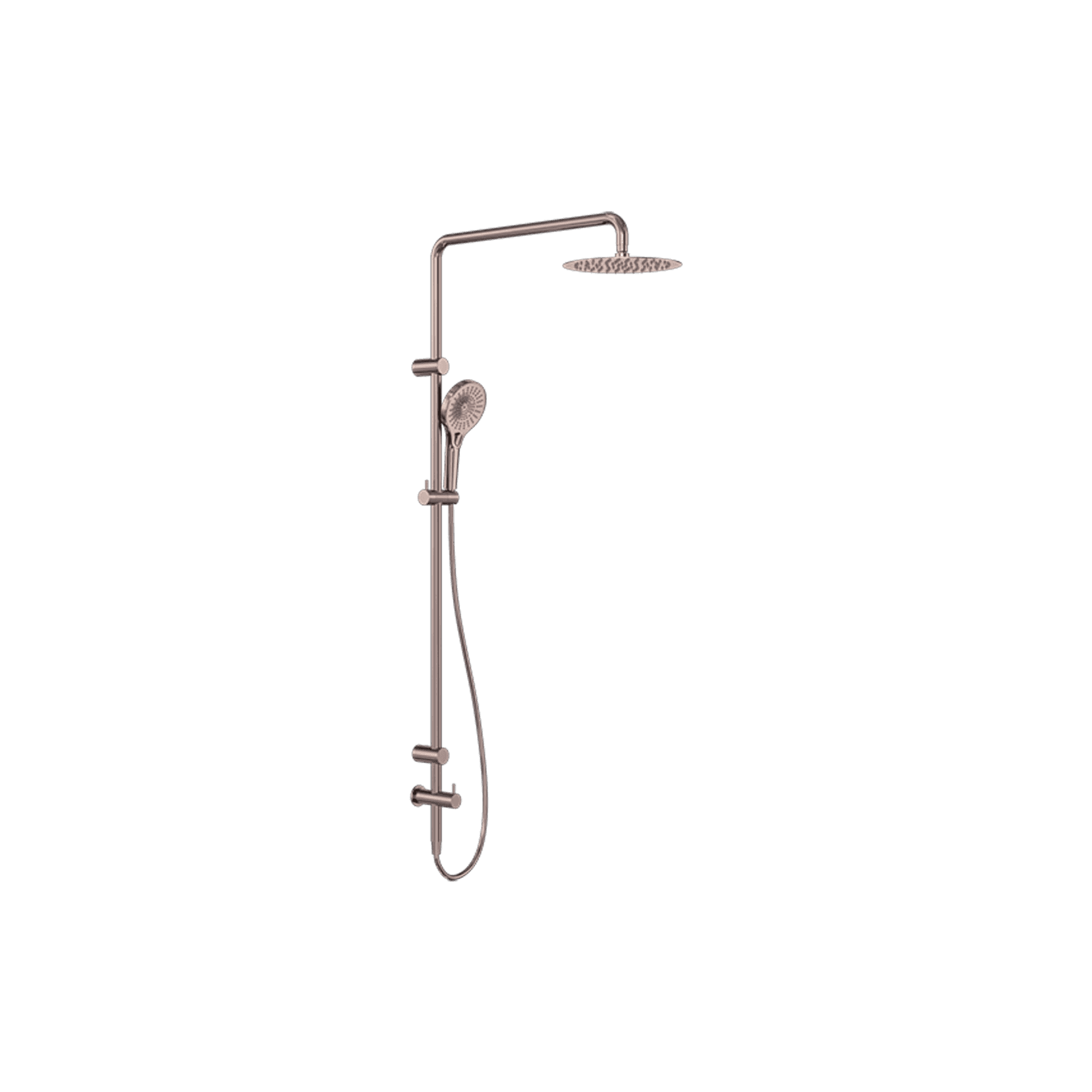 Mecca Care 25mm Grab Rail 900mm Twin Shower Set Brushed Bronze