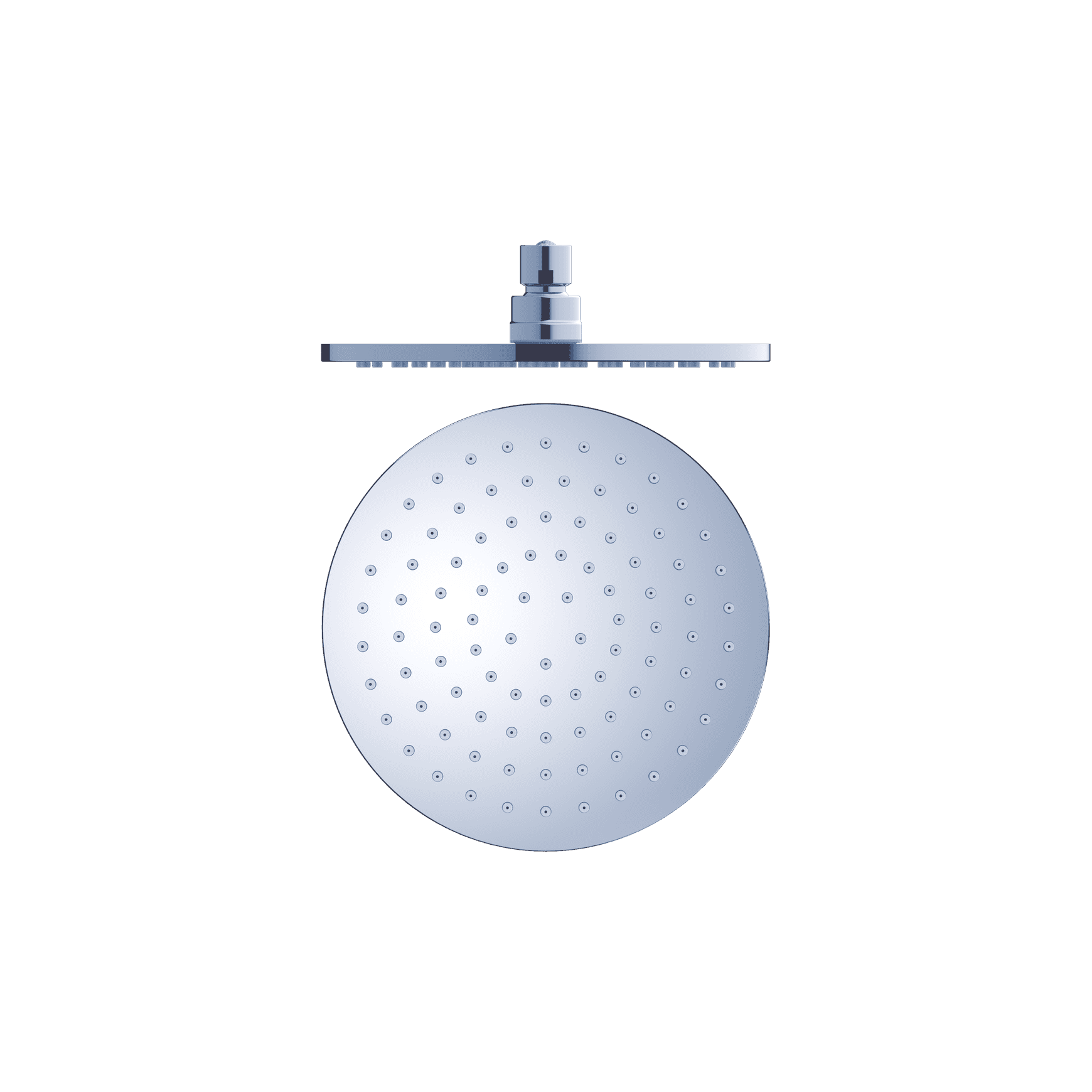 200mm Round Shower Head Chrome