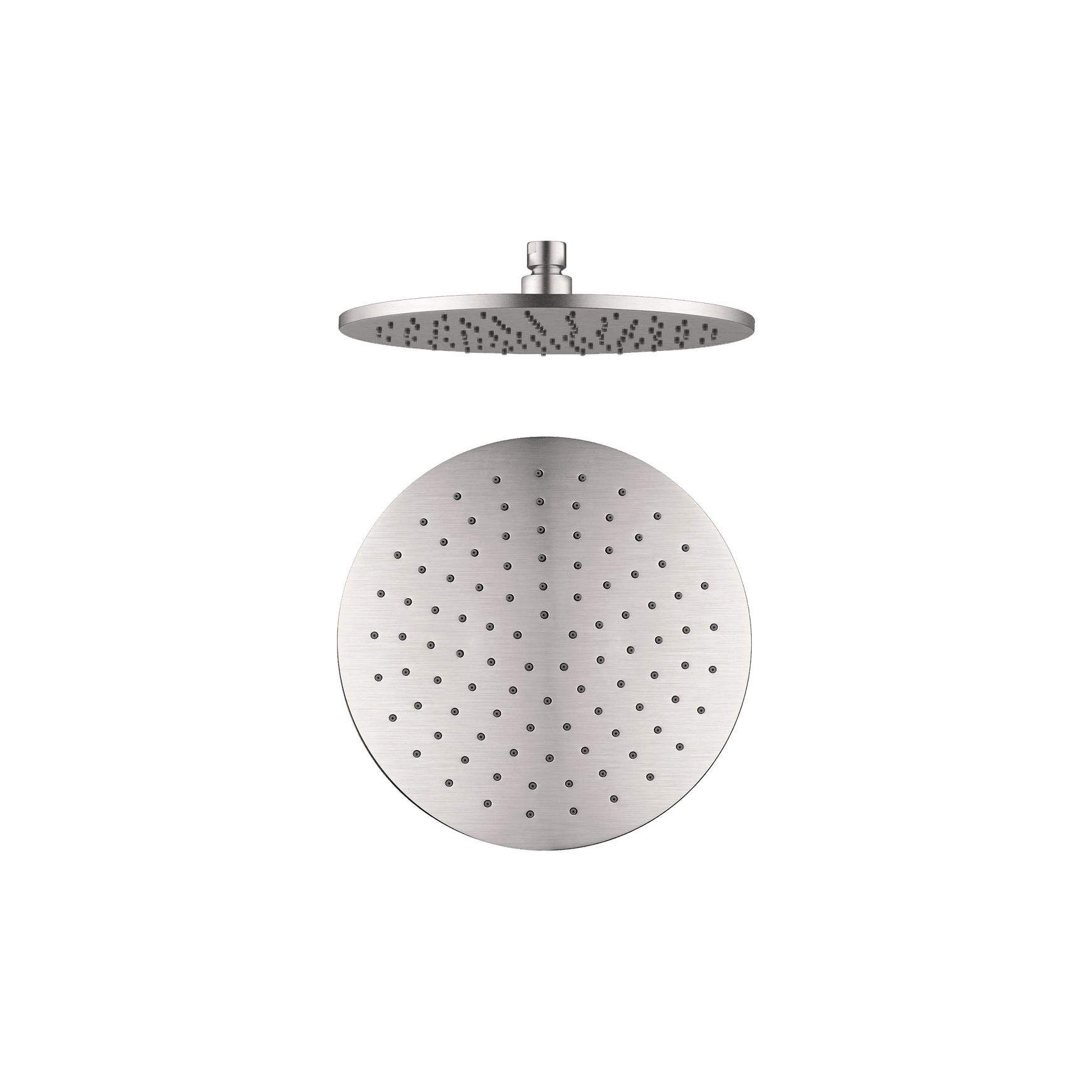 250mm Round Shower Head Brushed Nickel