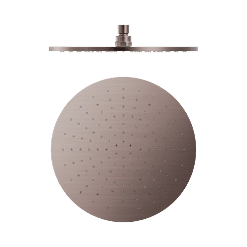 300mm Round Shower Head Brushed Bronze
