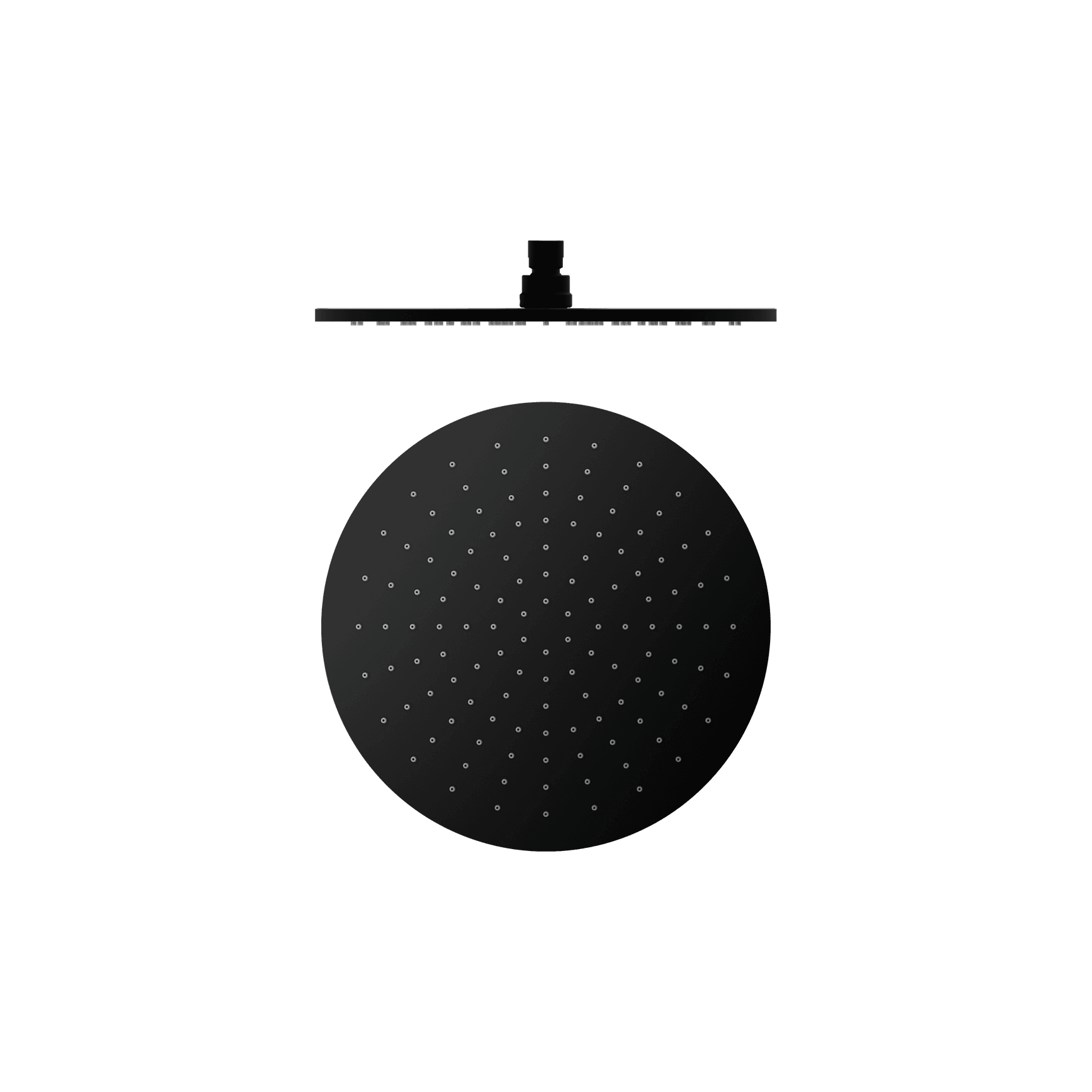300mm Round Shower Head Matte Black