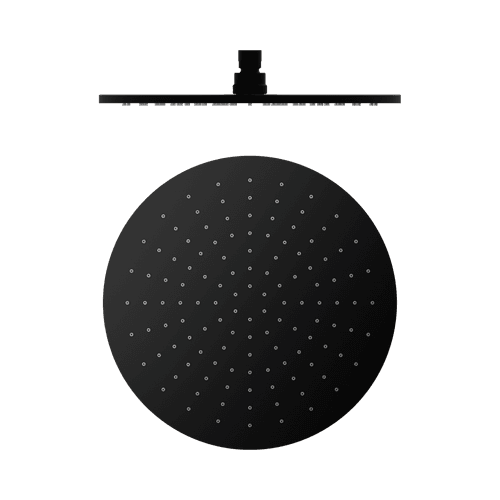 300mm Round Shower Head Matte Black