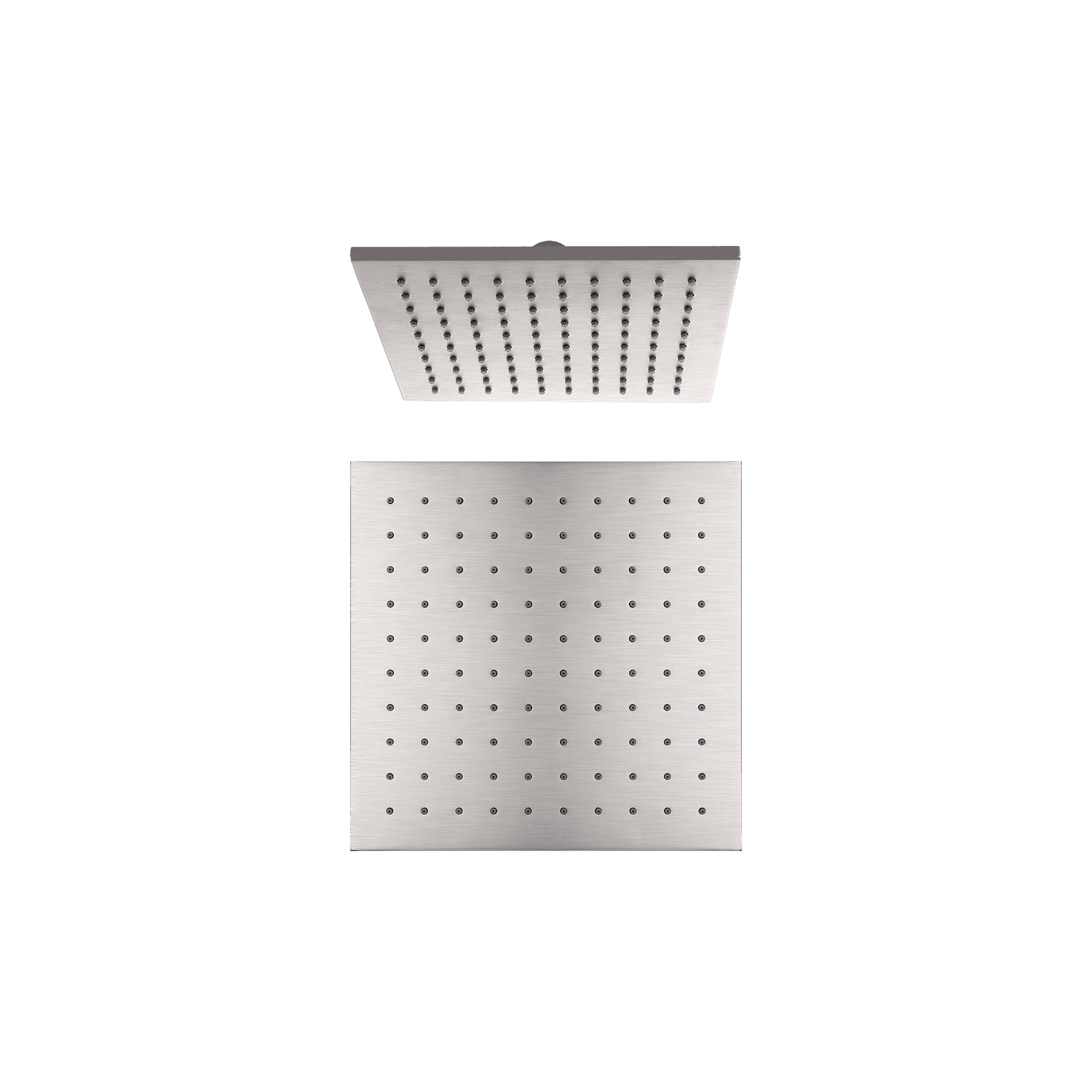 250mm Square Shower Head Brushed Nickel