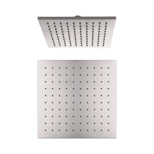 250mm Square Shower Head Brushed Nickel