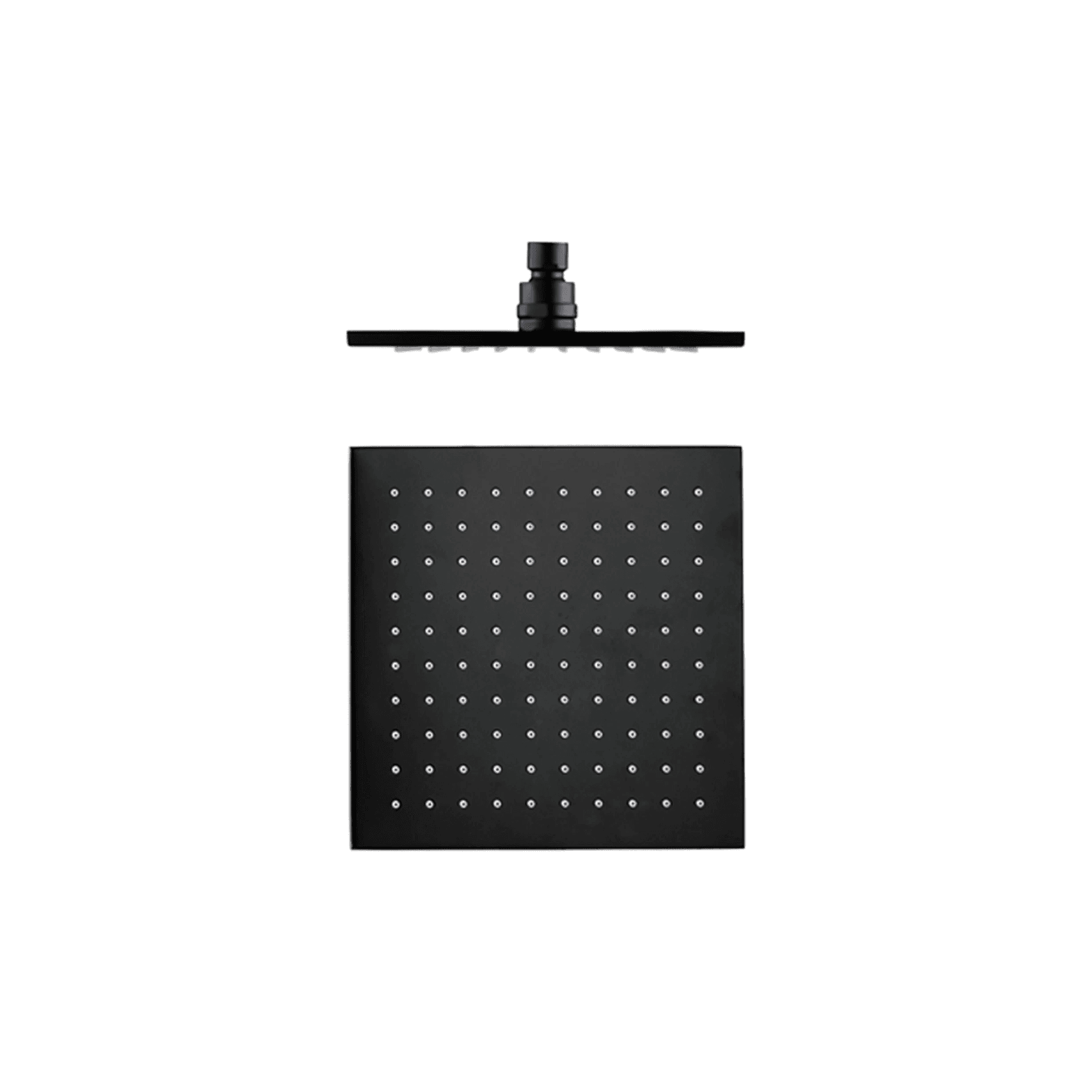250mm Square Shower Head Matte Black