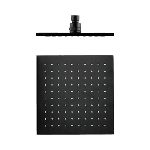 250mm Square Shower Head Matte Black