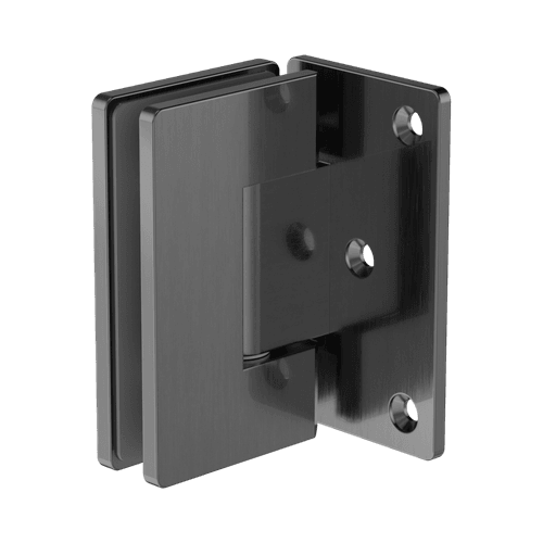90 Degree Glass To Wall Shower Hinge 10mm Glass Gun Metal