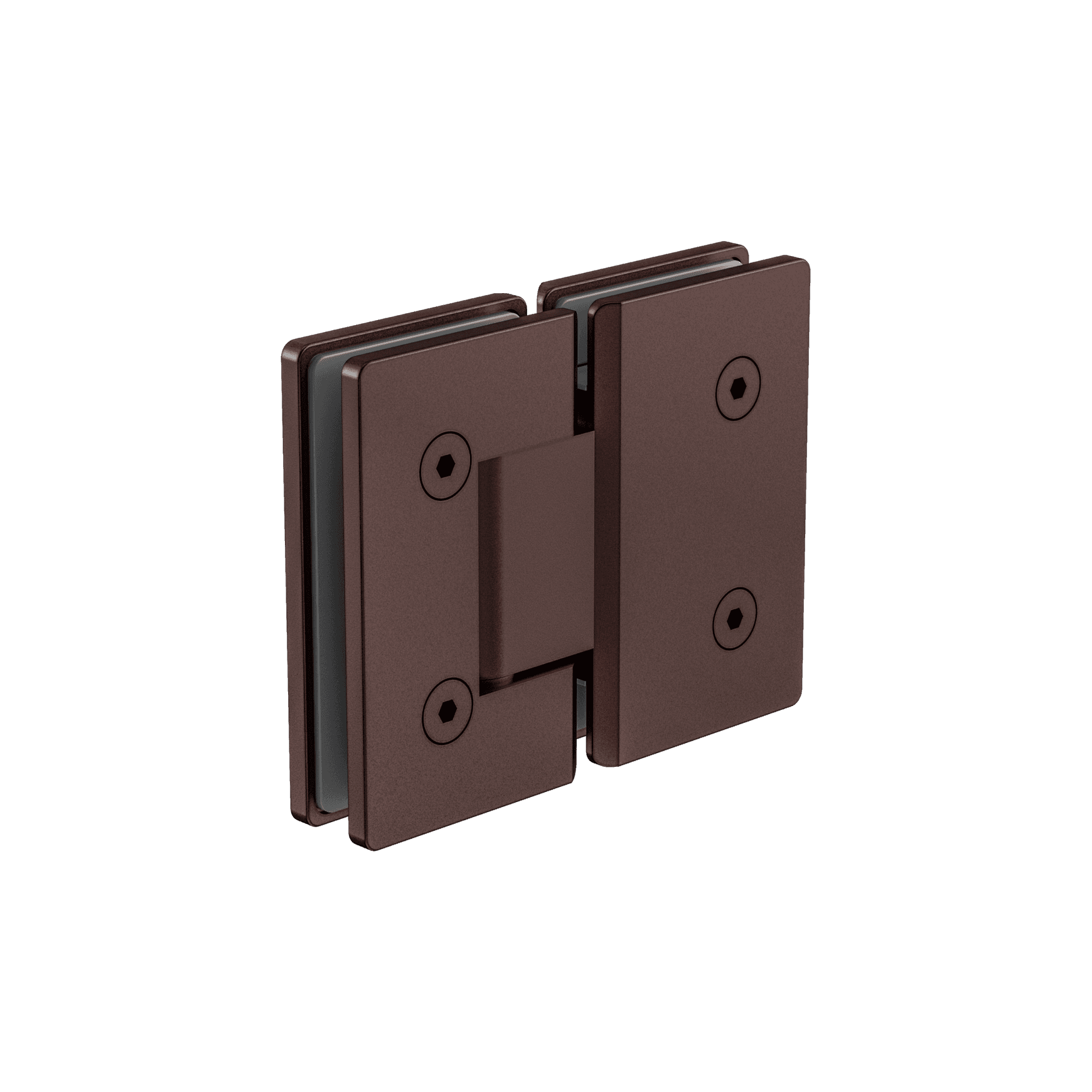 180 Degree Glass To Glass Shower Hinge 10mm Glass Rome Bronze