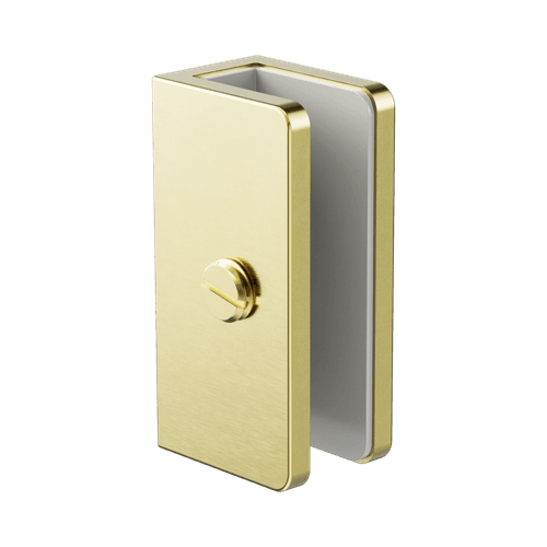 Shower U Bracket 10mm Glass Brushed Gold