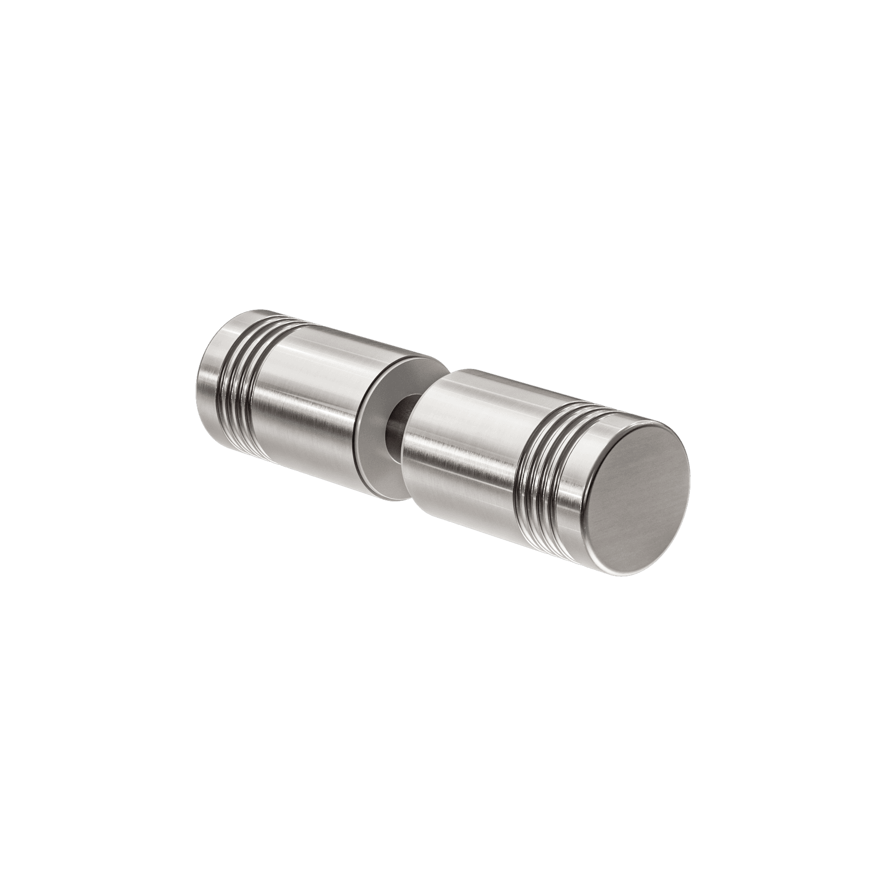 Round Shower Knob Brushed Nickel