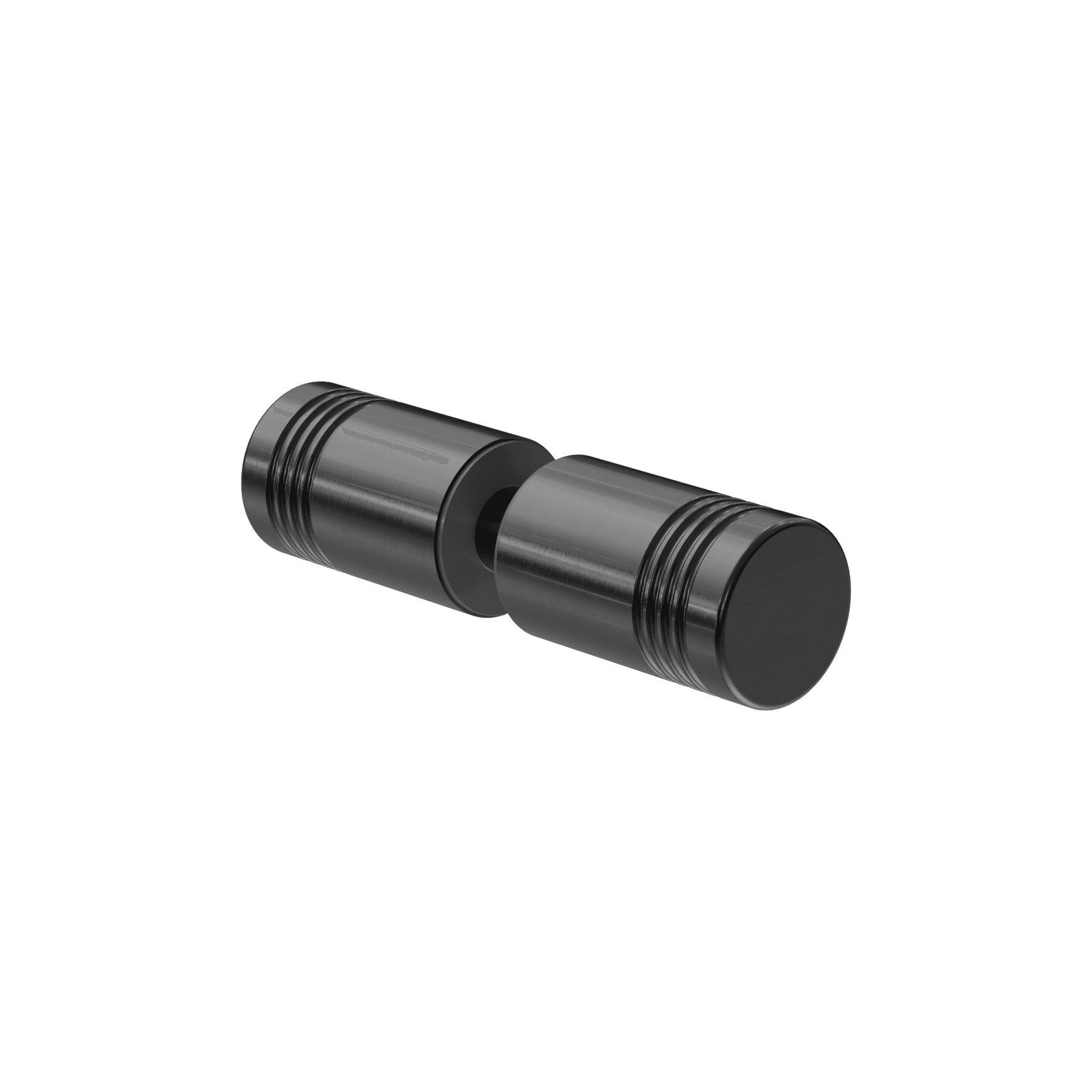 Round Shower Knob Gun Metal