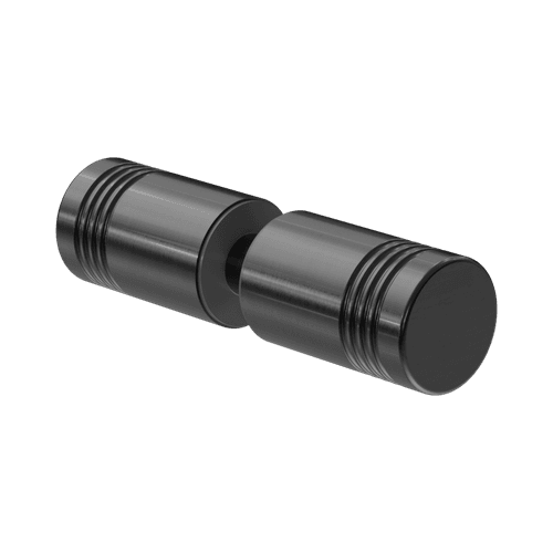 Round Shower Knob Gun Metal