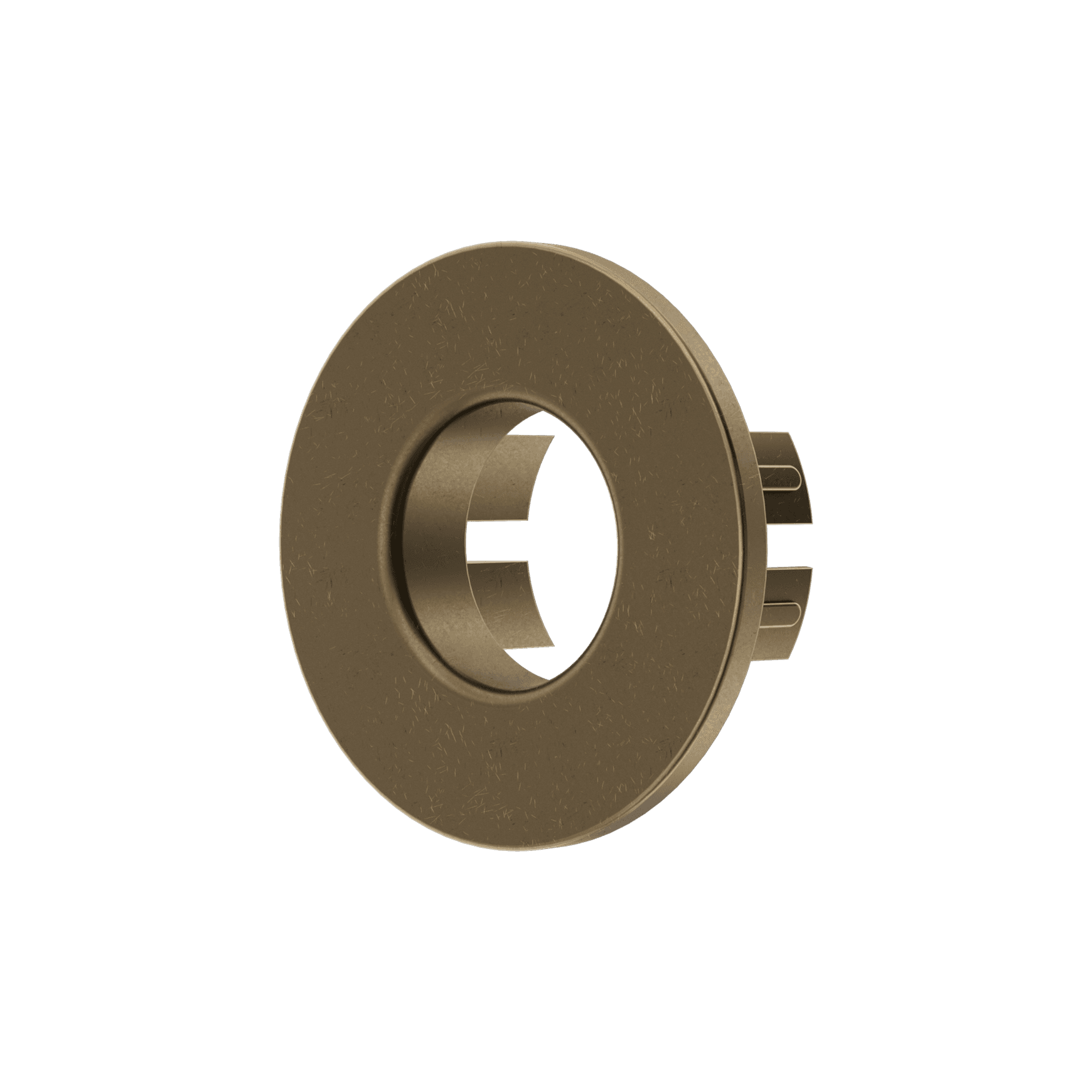 Basin Overflow Ring Metal Tumbled Antique Brass