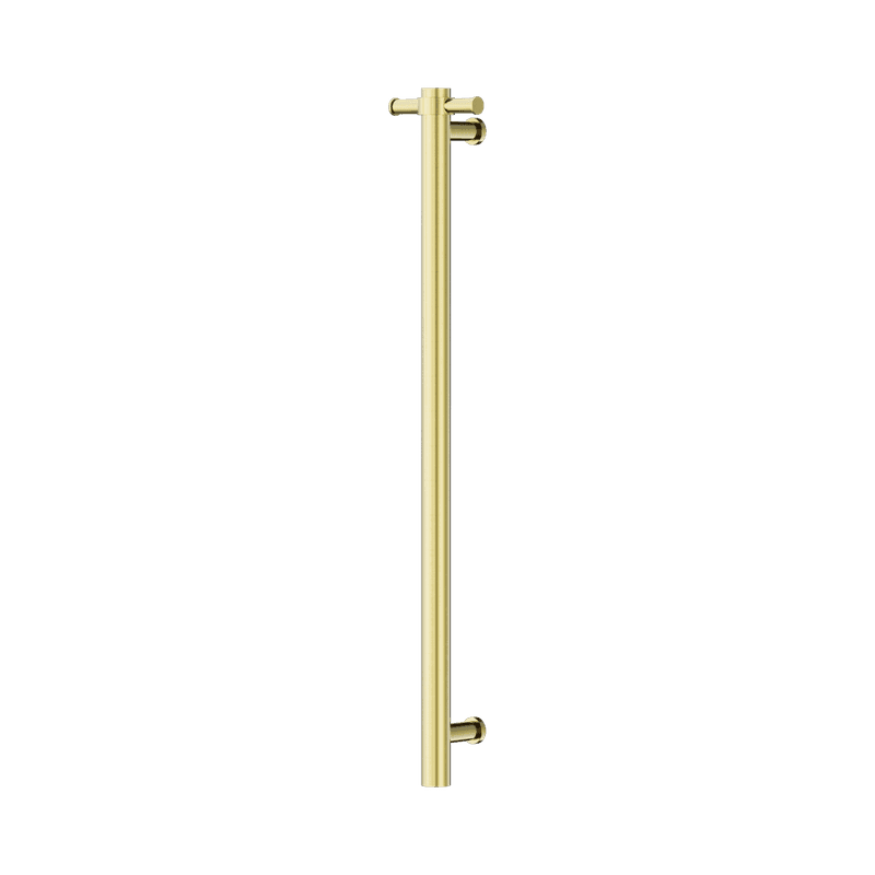 Non-Heated Vertical Towel Rail 900mm Brushed Gold