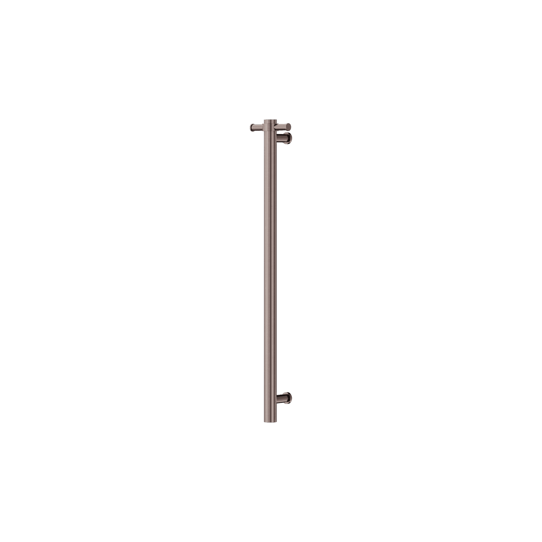 Non-Heated Vertical Towel Rail 900mm Brushed Bronze