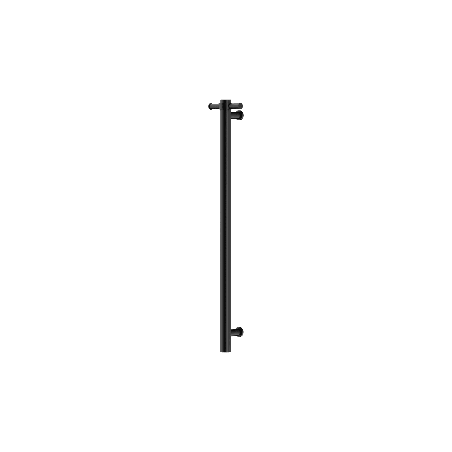 Non-Heated Vertical Towel Rail 900mm Matte Black