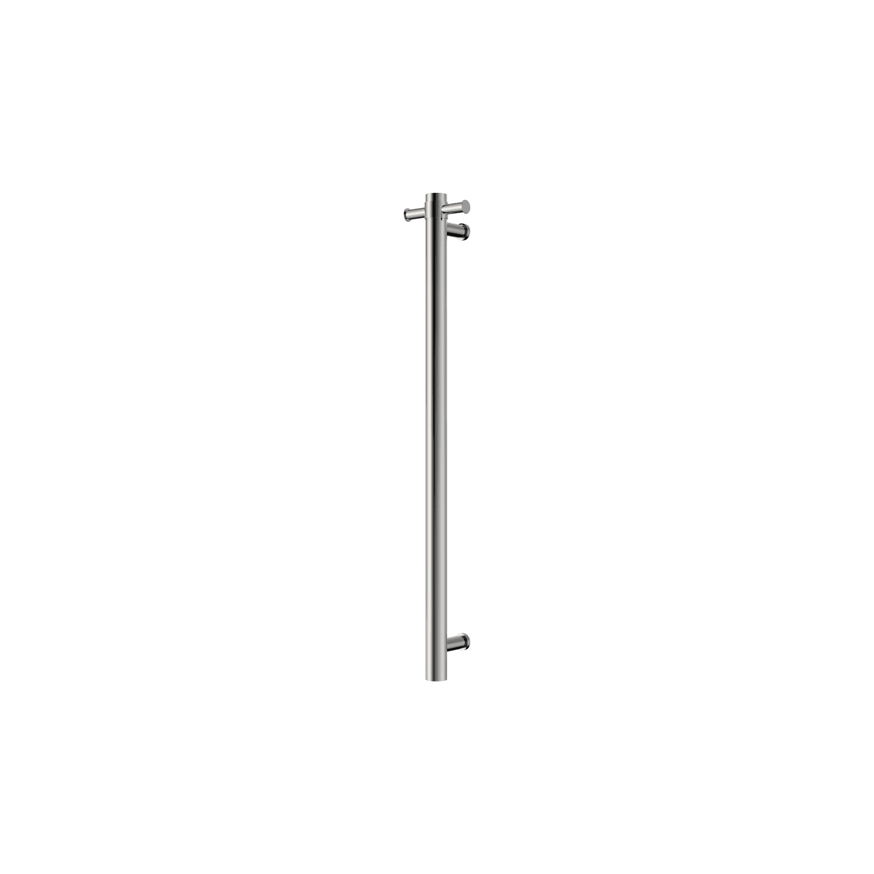 Mecca 240V Single Vertical Heated Towel Rail Chrome