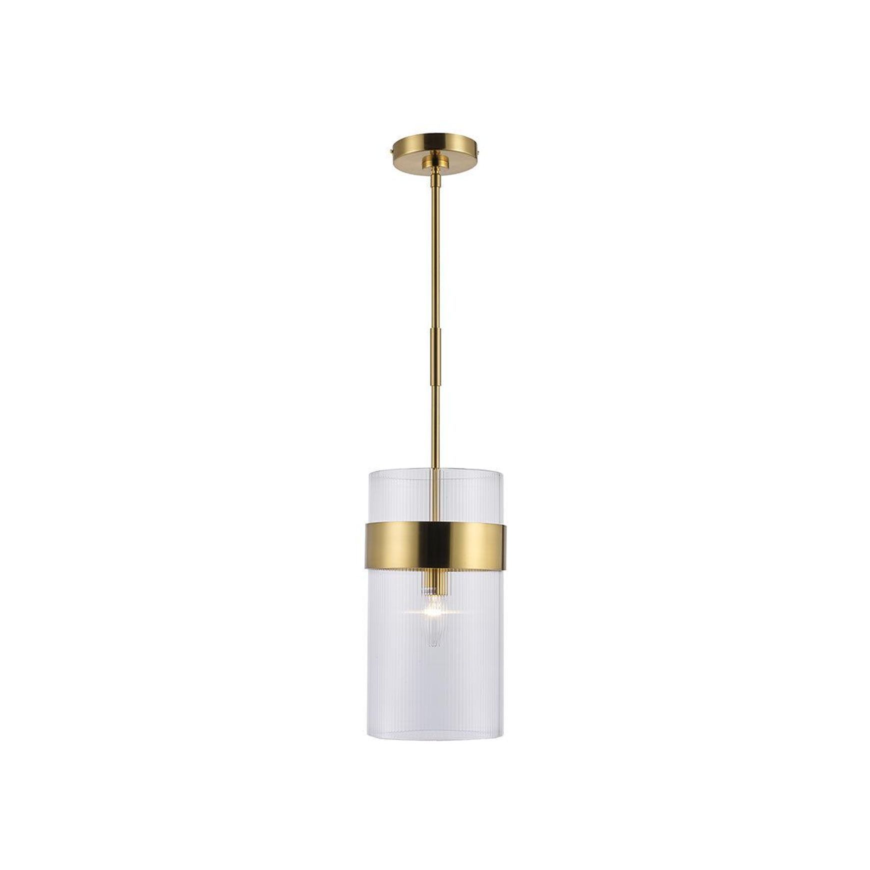 Provincial Collection - Single Light - Rod Suspension - Brass