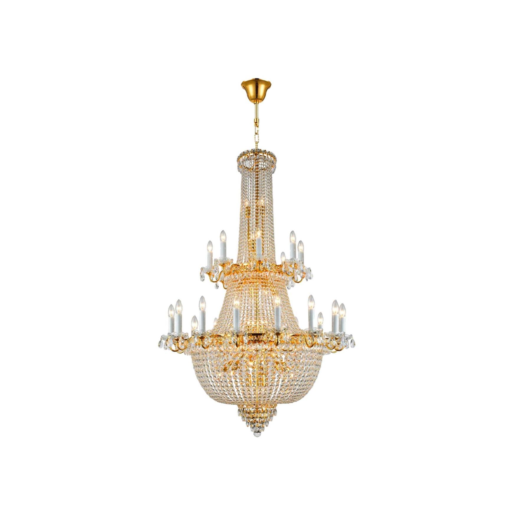 NewYork Empress - Basket Chandelier - Gold - W:102cm