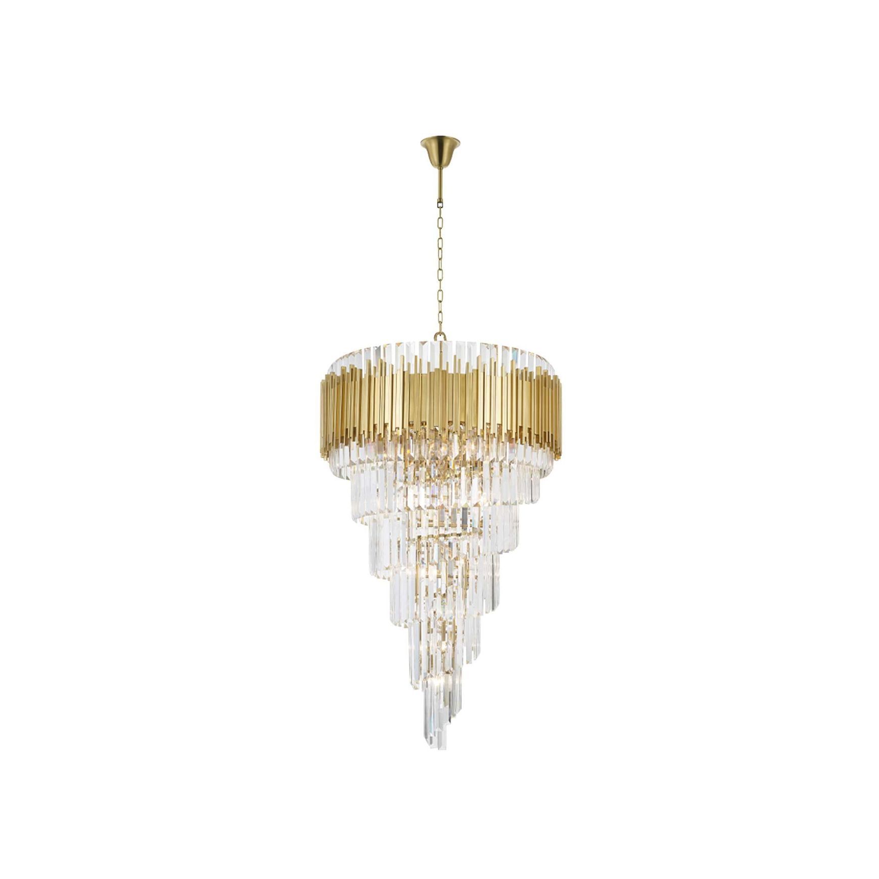 Allegra Collection - 80cm Spiral - Brass
