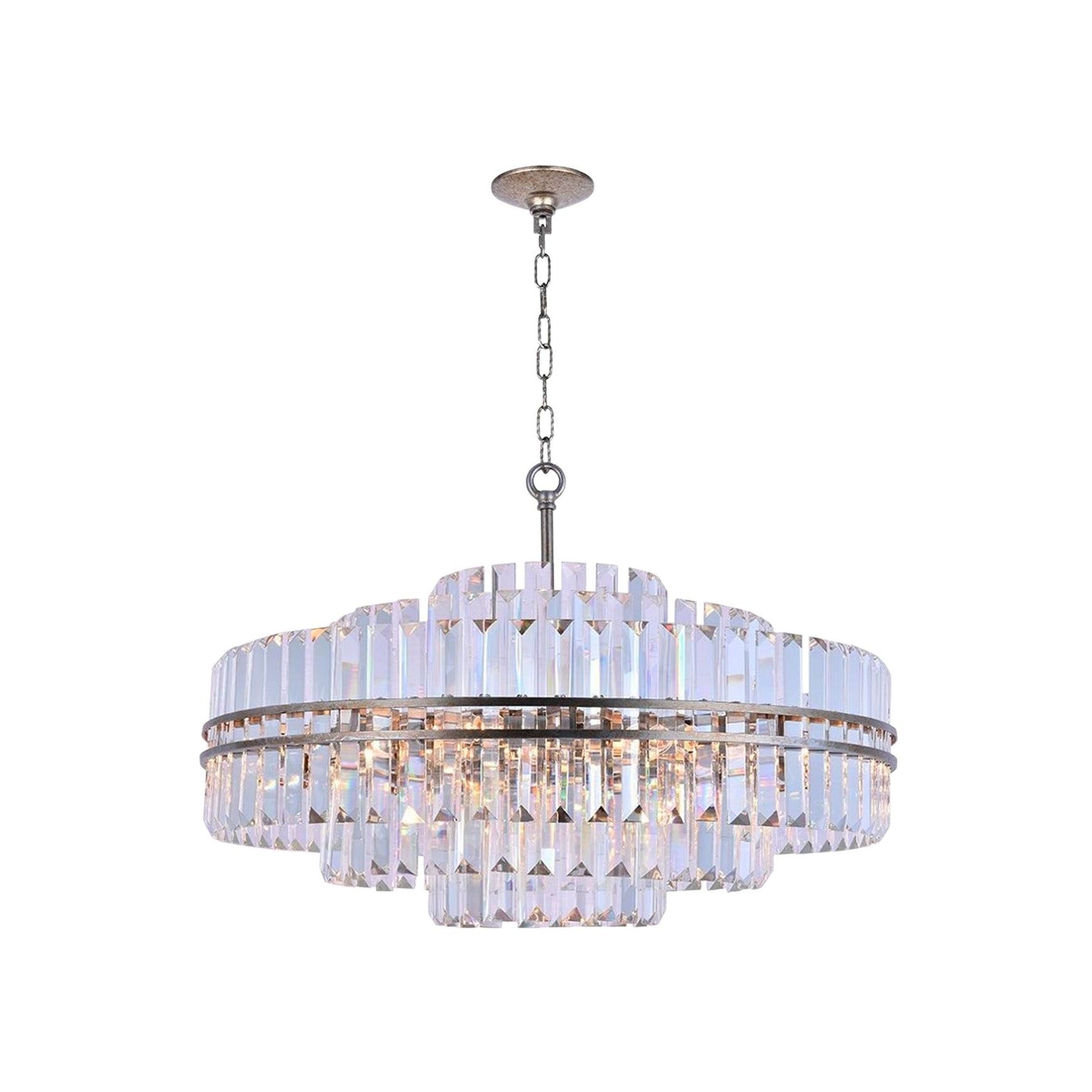 Ashton Collection - Chandelier - Champagne Finish - W:80cm